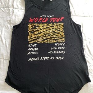 Express Black and Gold Women's Tank Top